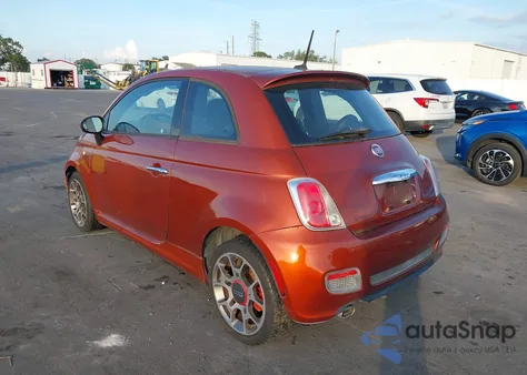 2015 Fiat 500 Sport from USA, damaged, VIN 3C3CFFBR5FT624550